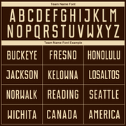 Custom Brown Cream Sublimation Soccer Uniform Jersey