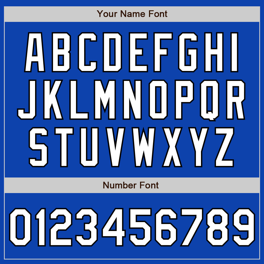 Custom Thunder Blue Black Pinstripe White Two-Button Unisex Softball Jersey