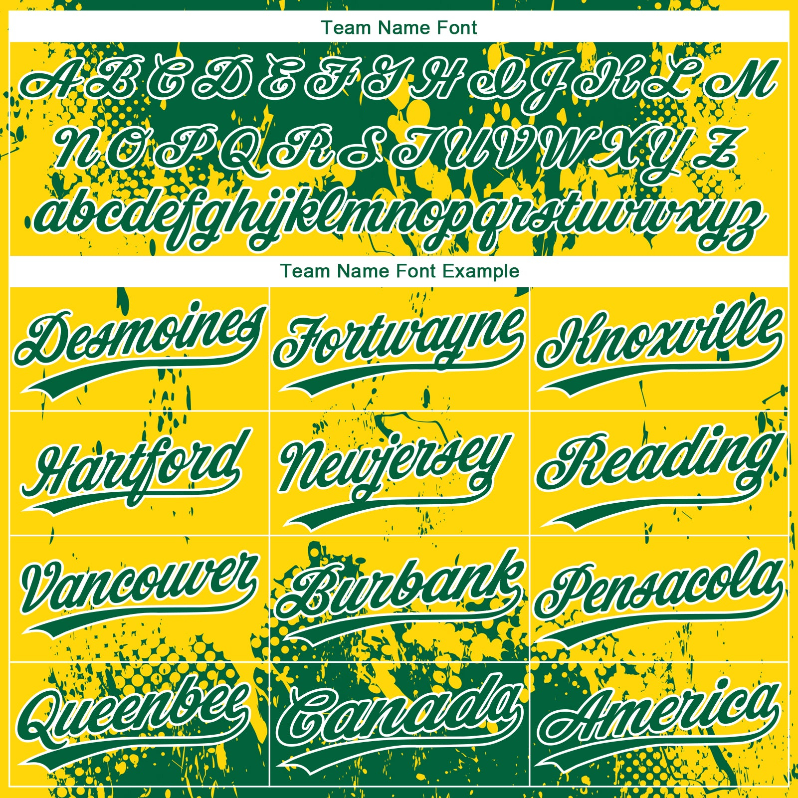 Custom Gold Green-White 3D Pattern Two-Button Unisex Softball Jersey