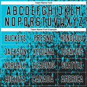 Custom Lakes Blue Black-White Abstract Fragment Art Sublimation Soccer Uniform Jersey