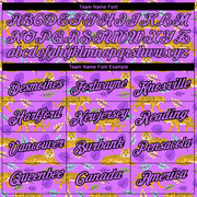 Custom Purple Black 3D Pattern Design Tiger Performance T-Shirt