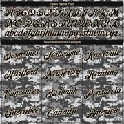 Custom Camo Black-Cream Performance Salute To Service T-Shirt