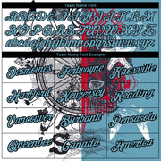 Custom Shadow Blue Black 3D Pattern Design Sailing Compass Columbus Day Performance T-Shirt