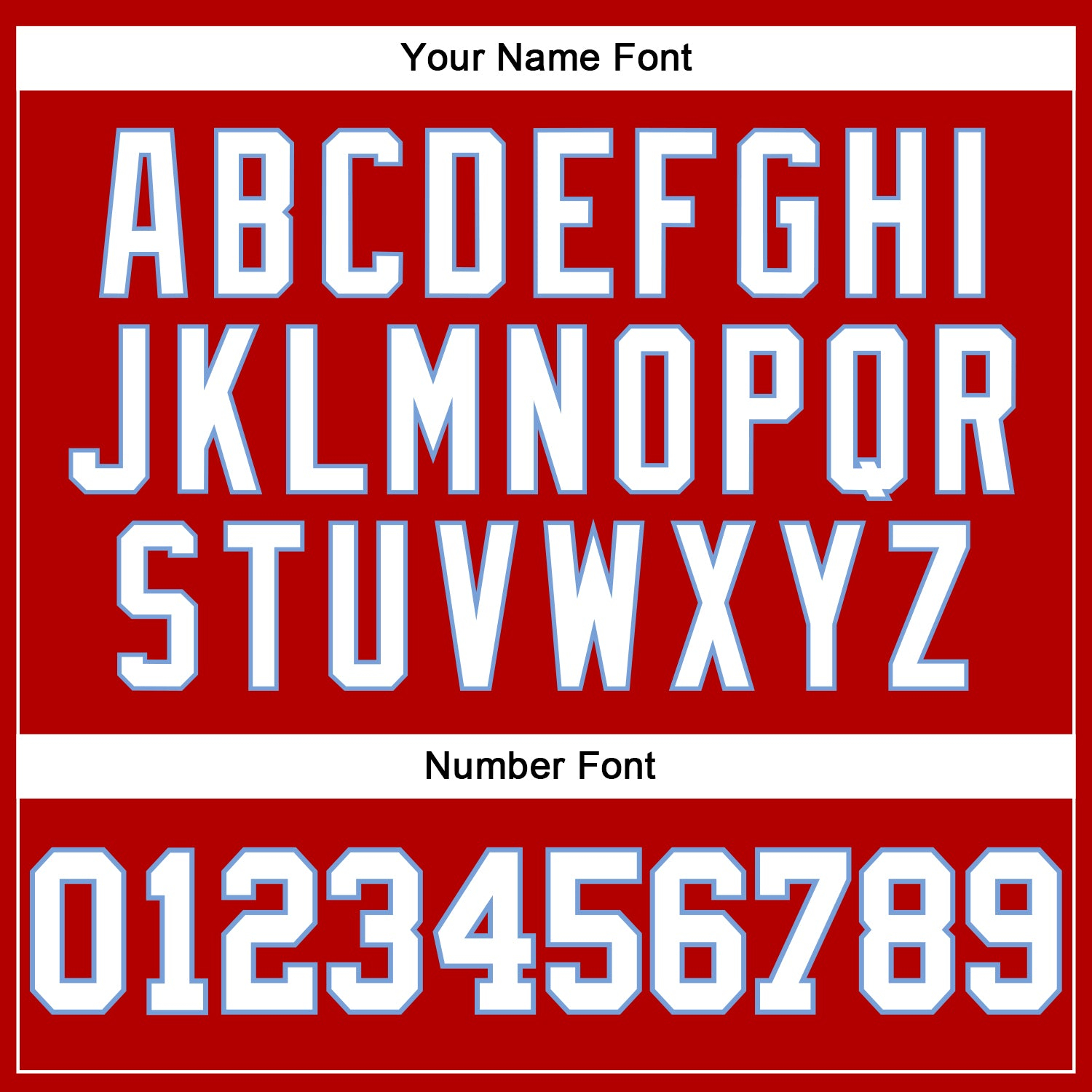 Custom Red White-Light Blue Long Sleeve Performance T-Shirt