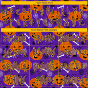 Custom 3D Pattern Halloween Pumpkins Long Sleeve Performance T-Shirt