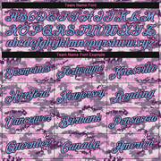 Custom Camo Pink-Light Blue Performance Salute To Service T-Shirt