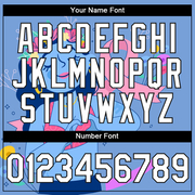 Custom Light Blue White-Black 3D Pink Ribbon Breast Cancer Performance T-Shirt