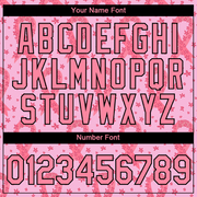 Custom Light Pink Medium Pink-Black 3D Pink Ribbon Breast Cancer Performance T-Shirt