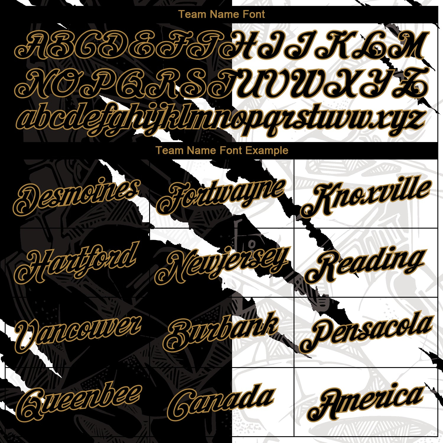 Custom Graffiti Pattern Black-Old Gold Scratch 3D Performance T-Shirt