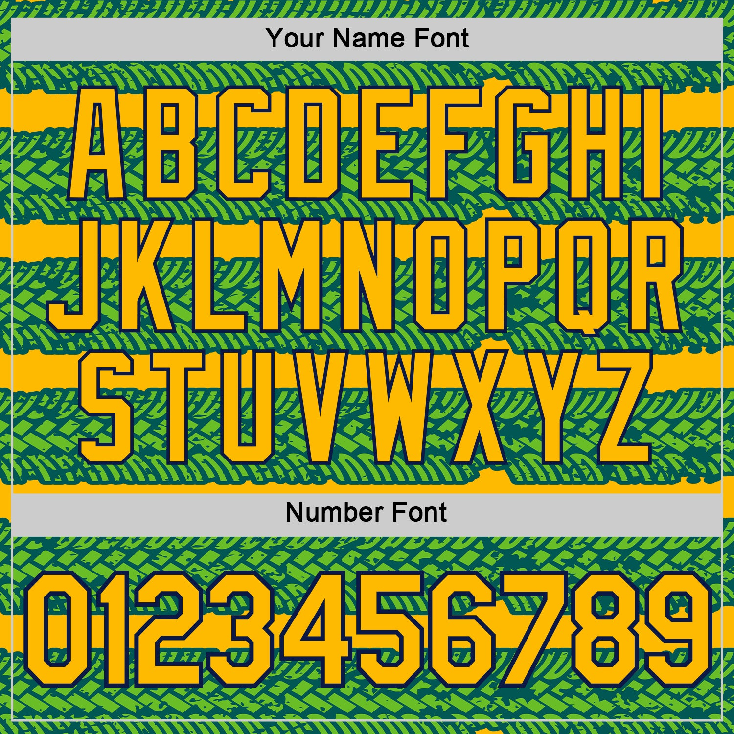 Custom Gold Aurora Green Midnight Green-Navy 3D Esports Performance T-Shirt