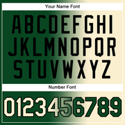 Custom Green Cream-Black Gradient Fashion Two-Button Unisex Softball Jersey