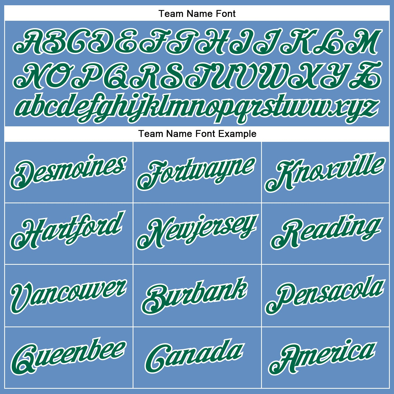 Custom Light Blue Kelly Green-White Performance T-Shirt