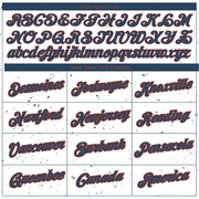 Custom White Navy-Red 3D Skull With American Flag Performance T-Shirt