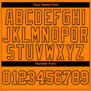 Custom Bay Orange Black-Camo 3D Animal Deer Hunting Long Sleeve Performance T-Shirt