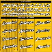 Custom Gold White-Black 3D Pattern Design Smile Emoji Performance T-Shirt