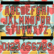 Custom Green Medium Pink-Black 3D Pattern Design Summer Holiday Fruit Performance T-Shirt