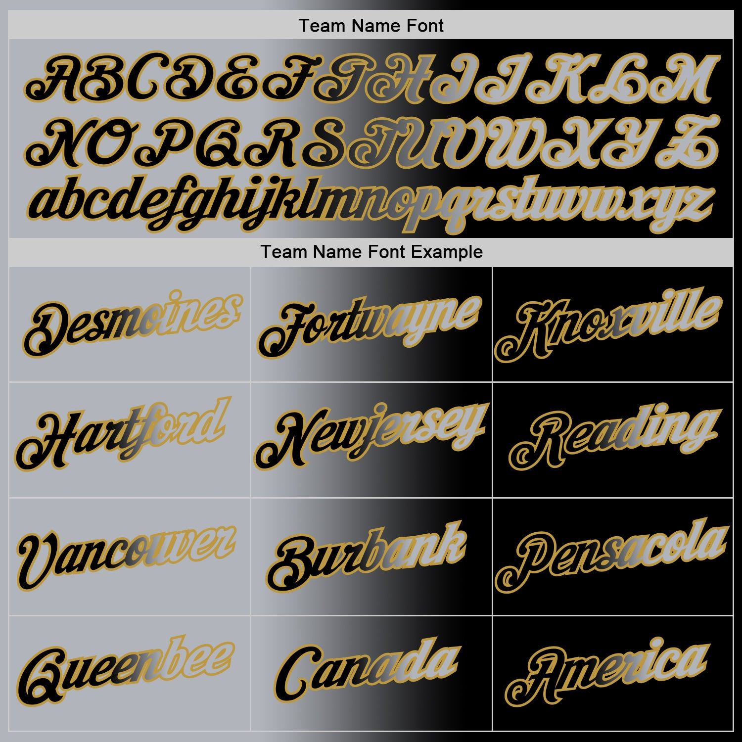 Custom Black Gray-Old Gold Gradient Fashion Performance T-Shirt