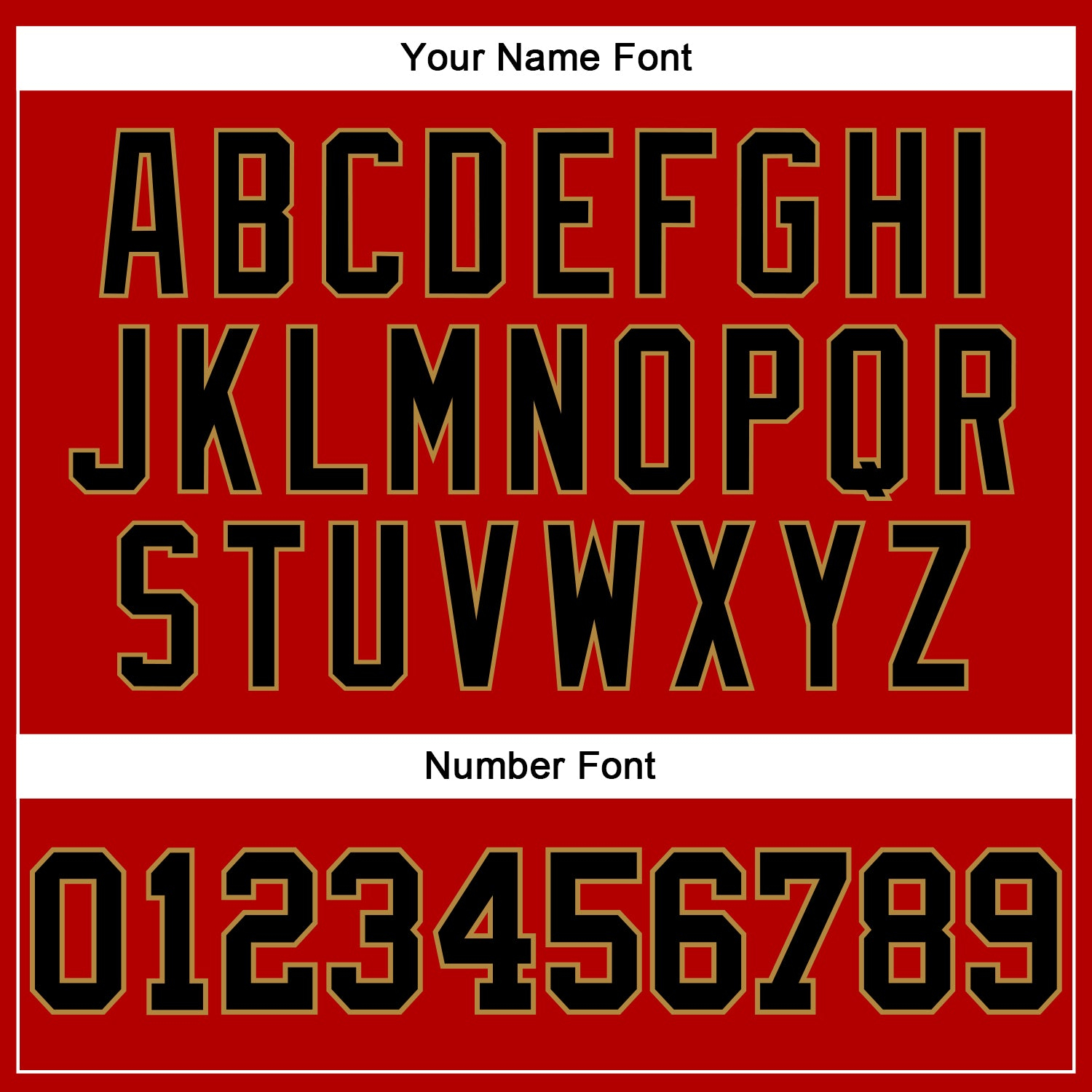 Custom Red Black-Old Gold Long Sleeve Performance T-Shirt