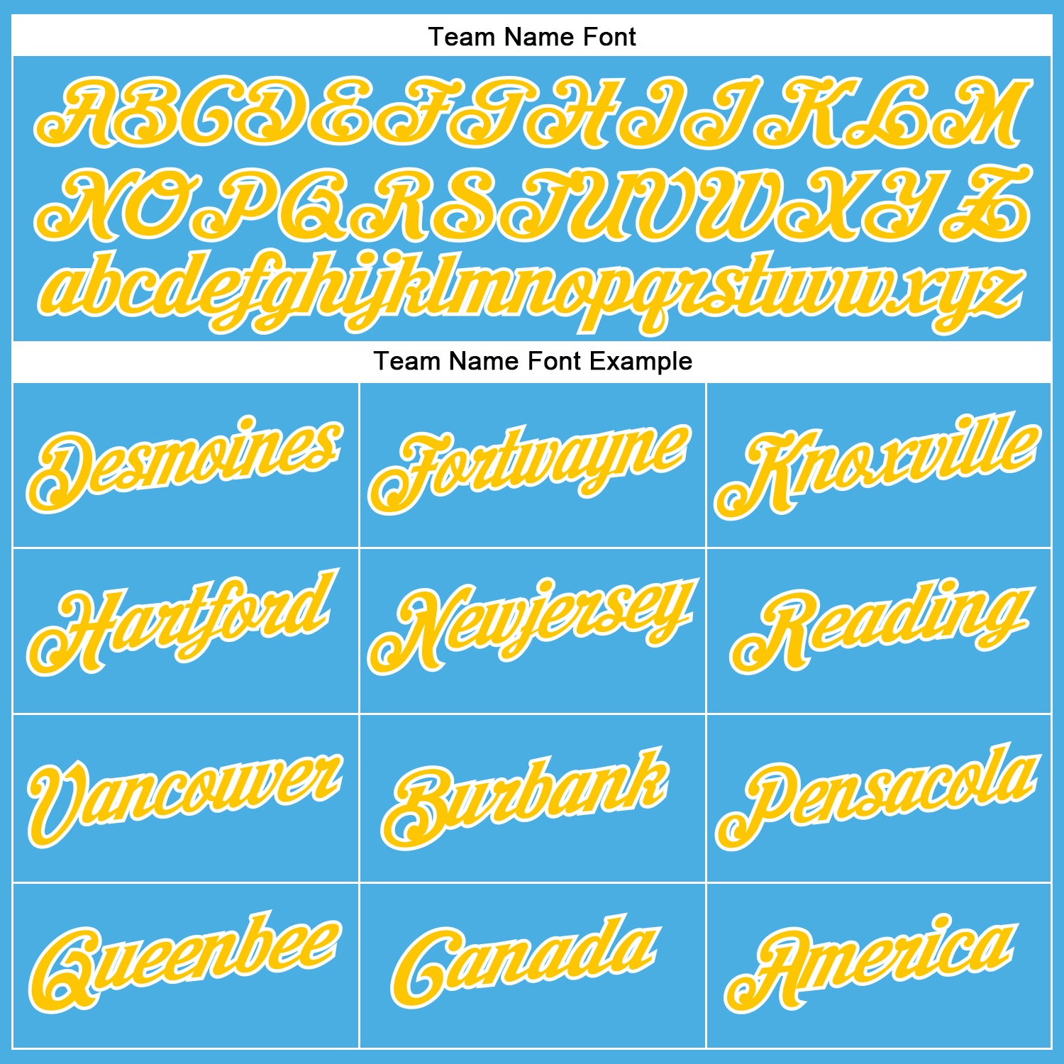 Custom Sky Blue Yellow-White Performance T-Shirt