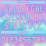 Custom Tie Dye Light Blue-Pink 3D Performance T-Shirt