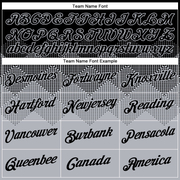 Custom Black Gray 3D Pattern Design Gradient Square Shapes Performance T-Shirt