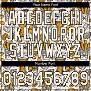 Custom Cream Black 3D Pattern Design Oktoberfest Beer Festival Performance T-Shirt