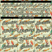 Custom Pea Green Black 3D Pattern Design Boho Style Performance T-Shirt