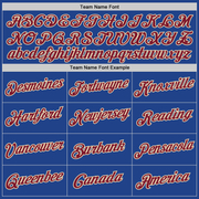 Custom Royal Crimson-Cream Performance T-Shirt