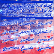 Custom Royal Red-White 3D American Flag Patriotic Performance T-Shirt