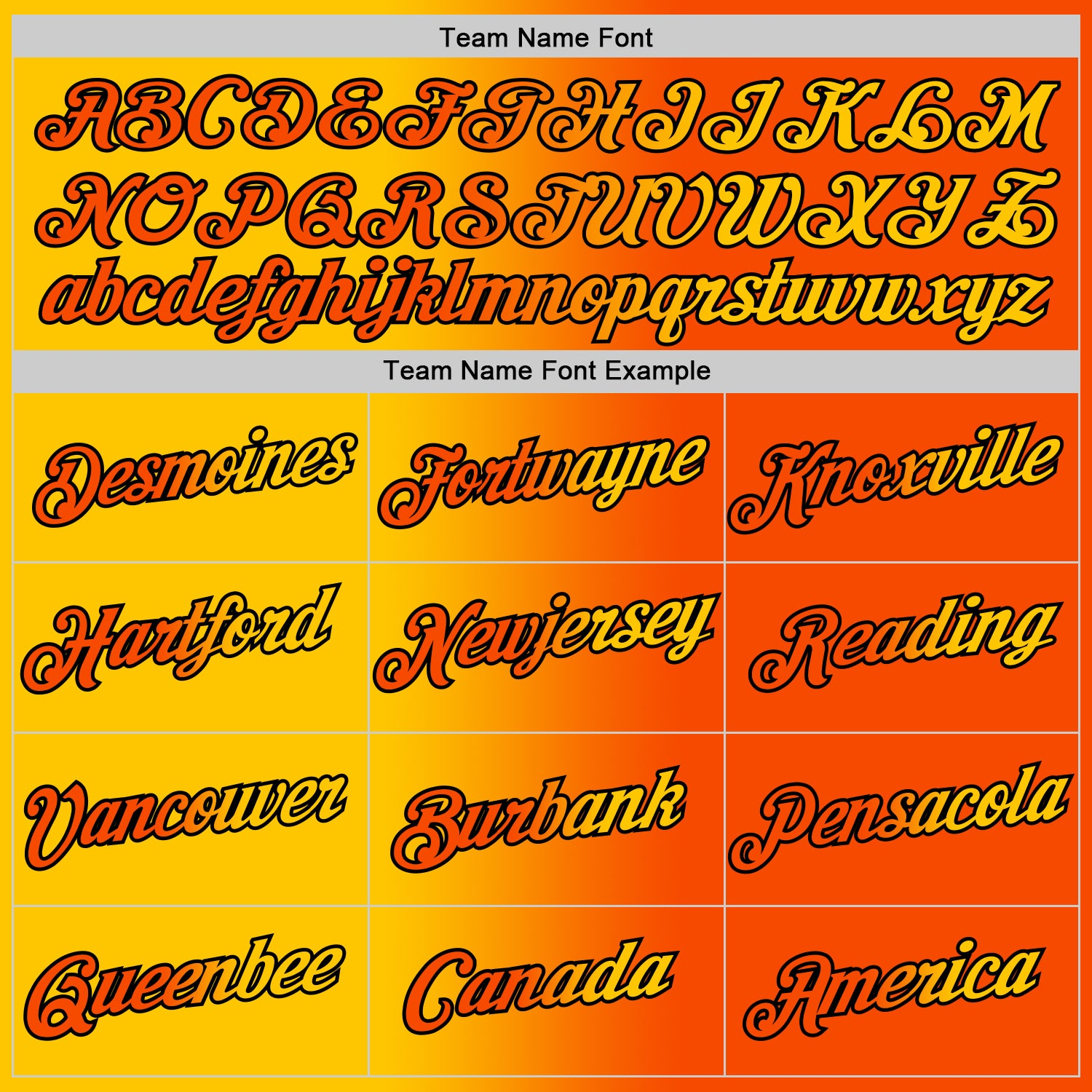 Custom Orange Yellow-Black Gradient Fashion Performance T-Shirt