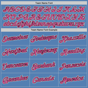 Custom Light Blue Pink-Black Performance T-Shirt