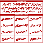 Custom White White Red-Royal American Flag Fashion 3D Long Sleeve Performance T-Shirt