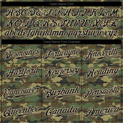 Custom Camo Black-Cream Performance Salute To Service T-Shirt