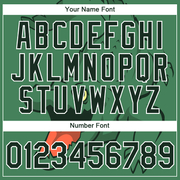 Custom Kelly Green Green-White 3D Pattern Design Crocodile Performance T-Shirt