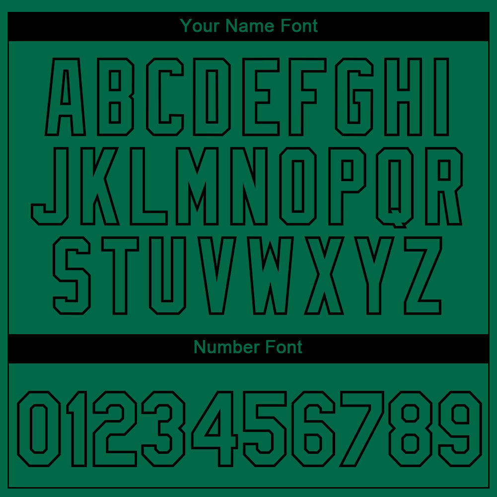 Custom Kelly Green Black 3D Skull Fashion Performance T-Shirt