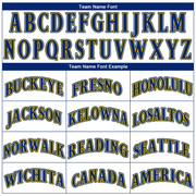 Custom Cream Royal-Gold Performance T-Shirt