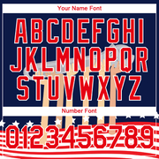 Custom Navy Fire Red-White 3D Pattern Design American Flag Tool Wrench Labor Day Performance T-Shirt