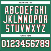 Custom Kelly Green White-Red Long Sleeve Performance Salute To Service T-Shirt