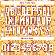 Custom Yellow White-Crimson 3D Pattern Design Oktoberfest Beer Festival Performance T-Shirt