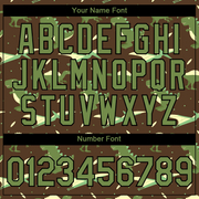 Custom Olive Neon Green-Black 3D Pattern Design Dinosaur Performance T-Shirt