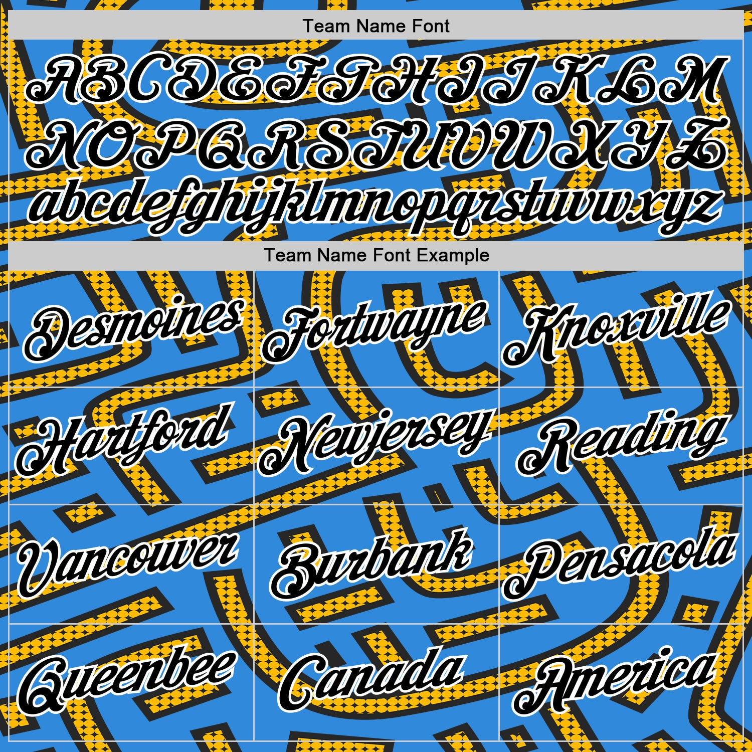 Custom Powder Blue Black-Gold 3D Esports Performance T-Shirt