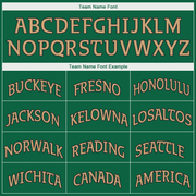 Custom Kelly Green Old Gold-Black Performance T-Shirt