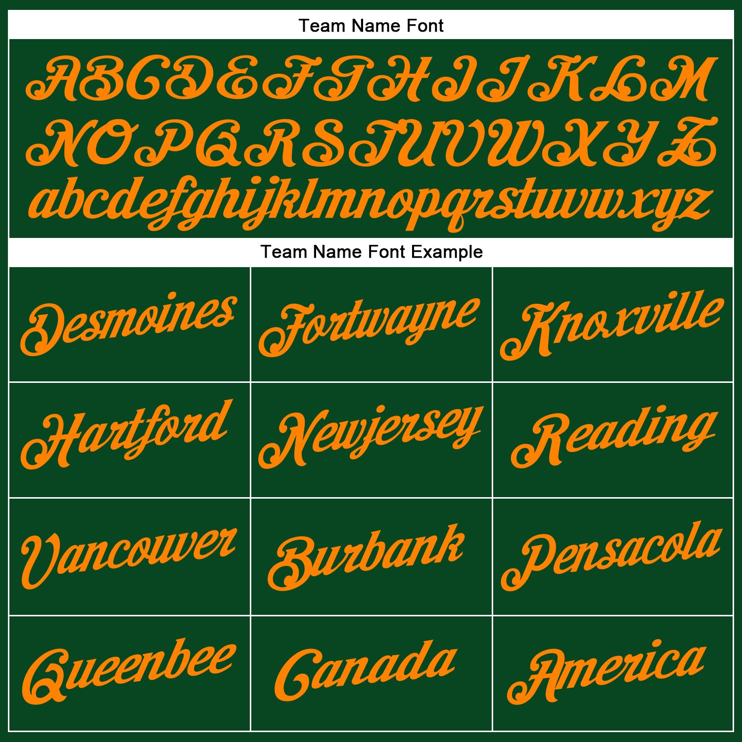 Custom Green Bay Orange Performance T-Shirt