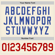 Custom Cream Red-Royal Performance T-Shirt