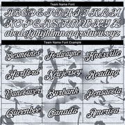 Custom Gray White-Black 3D Pattern Design Chinese Style Words And Mountain Performance T-Shirt