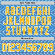 Custom Powder Blue Gold Cream Red-White 3D Esports Performance T-Shirt