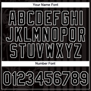 Custom Black White 3D Pattern Design Hawaii Palm Trees Performance T-Shirt