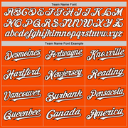 Custom Orange Brown Pinstripe White Two-Button Unisex Softball Jersey