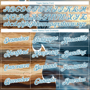 Custom Shadow Blue White 3D Pattern Design Sailing Cruise Ship Columbus Day Performance T-Shirt