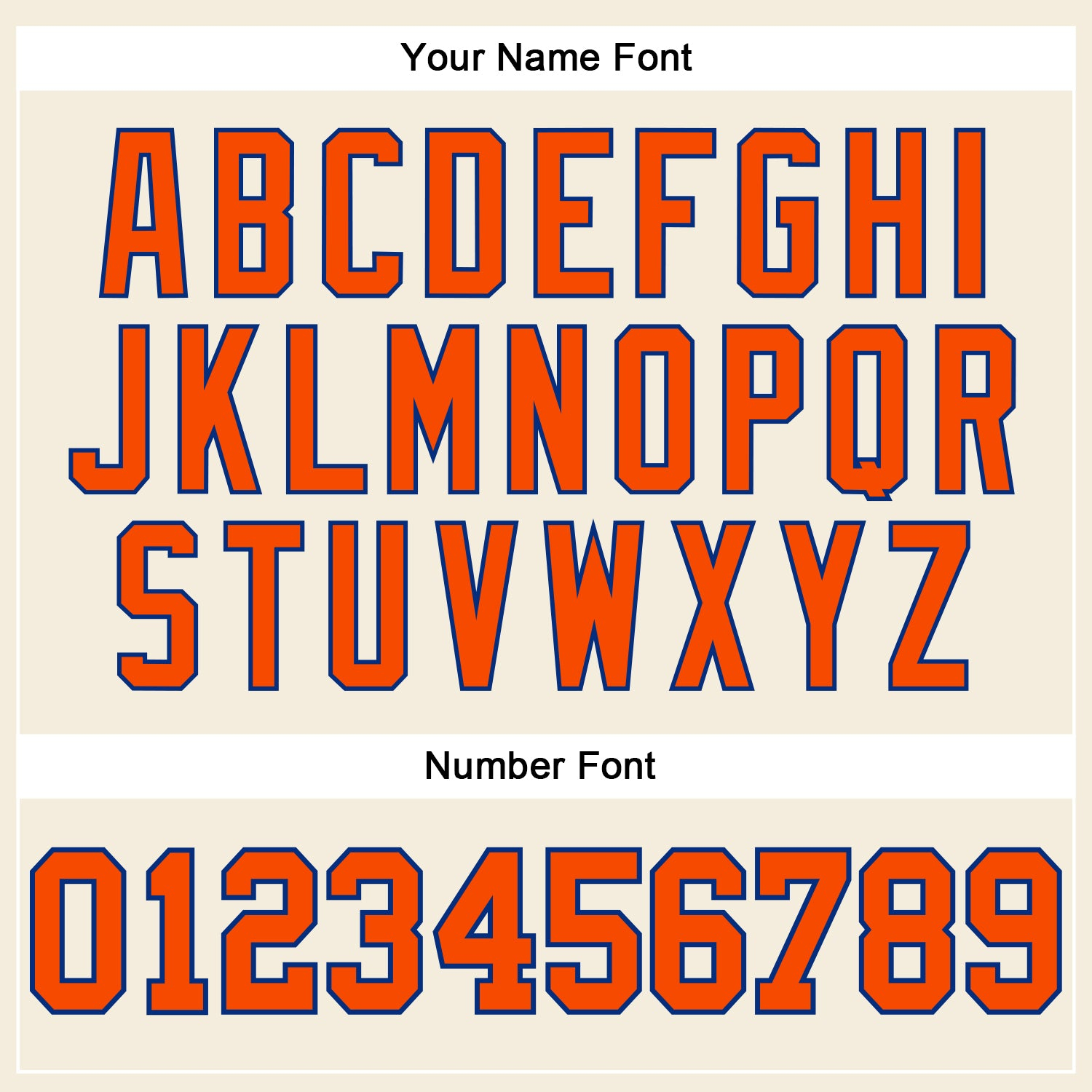 Custom Cream Orange-Royal Long Sleeve Performance T-Shirt